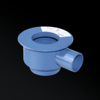 Sifón s odtokom do múru Drainline 95mm (0,7 l / s)