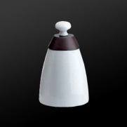 Zásobník na vatu Classic Blanco / Wengue