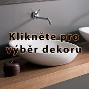 Umývadlo na dosku Biko krajta biela (Etnická kolekcia)