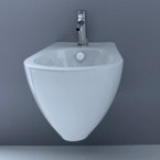 Bidet závesný Pearl