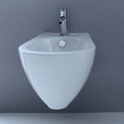 Bidet závesný Pearl