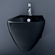 Bidet závesný Pearl čierný