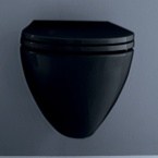 WC závesný Pearl čierný