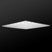 Vstavaná sprchová hlavica LED - štvorcová 420x420 mm