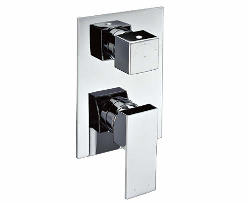 Concealed module three-way lever mixer | lever | chrome gloss | CAE 750
