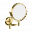 Kozmetické zrkadlo závesné s ramenom veľké | zlatá