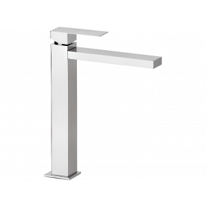 Wash basin faucets Q-DESIGN| upright faucet fixtures | high | white mattte