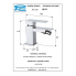 Stand-mounted bidet faucet | lever | chrome gloss | Q-DESIGN