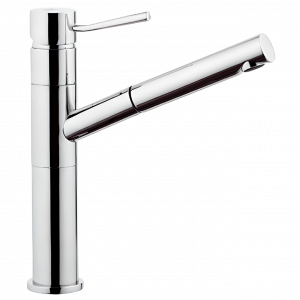 Sink mixer REMER single lever with pull - out shower | chrome gloss