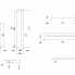 Radiátor Rosendal | 266x950 mm | strieborná štrukturálne mat