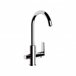 V | Sink faucet Vanity T, lever with spray jet | chrome gloss