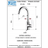 Standing washbasin faucet | lever | high | swivel | 335 | chrome black ground polished matte | VANITY
