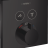 ShowerSelect termostat pod omítku pro 2 spotřebiče | černá mat