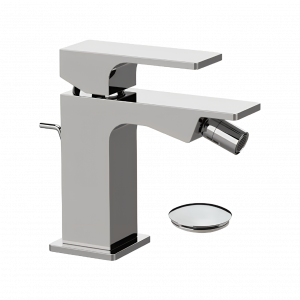 AU | Faucets for bidet Absolute with drain cap | Lever | chrome gloss