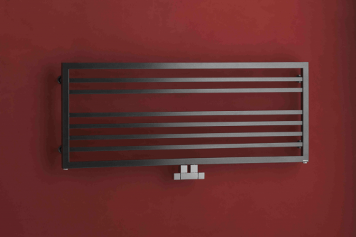 Radiátor Avento Frame | 905x480 mm | čierná lesk