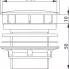 Permanent drain drain valve white
