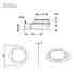 FLEXIA vaničkový sifon | průměr 90 | DN40 | kruhová krytk bílá
