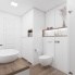 Elegantní koupelna CASTAGNO WHITE - vizualizácia