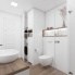 Elegantní koupelna CASTAGNO WHITE - vizualizácia