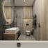 Elegantná kúpeľňa DARK GRACE - Pohled z vany