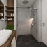 Moderní koupelna STONES - Pohled na sprchový kout