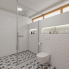 Retro koupelna CLIK - Pohled do sprchového koutu