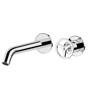 Wash basin faucets wall concealed | 185 | lever | bronze gloss | CHRONO