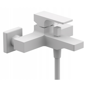 AU | Bathtub faucet fixtures Absolute | wall-mounted | Lever | white mattte