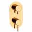 Concealed module two-ways | lever | gold gloss | X STYLE