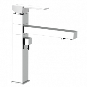 Sink faucet lever with spray jet | chrome
