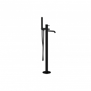 Freestanding bath mixer | lever | black mattte | X STYLE