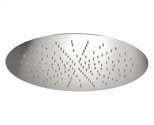 Vestavaná sprchová hlavica | kruhová Ø 440 mm | chróm čierny