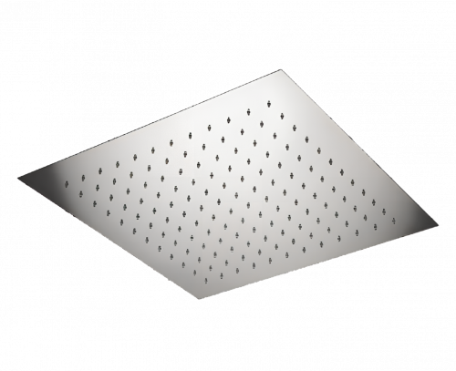 Built- shower head | 440 x 440 | chrome gloss
