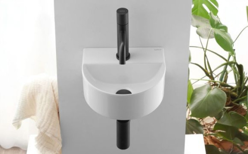 Vessel or wall-mounted sink NAVA 300 x 250 x 120