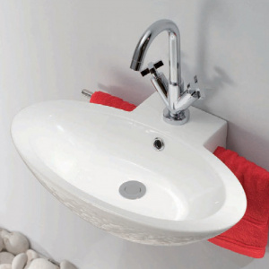 Vessel or wall-mounted sink TT2