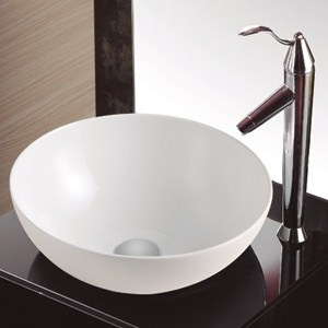 Vessel sink  LYS 400 x 400 x 150 | white