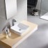 Umývadlo na dosku NILO 40 | 400 x 400 x 115 | na desku | biele