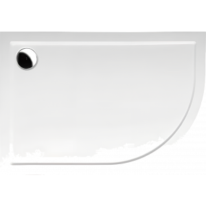 Sprchové vaničky z litého mramoru | RENA R55 L | 1200 x 900 | bílá
