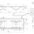 Vessel or wall-mounted sink Plan 150