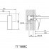 Wash basin faucets wall concealed | lever | chrome gloss | CAE 770