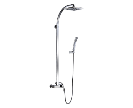 Sprchový set CAE 780 | nástenný pákový | s hlavicou 205 x 205 mm