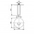 Výtoková hubica MIRAME 170 mm | umývadlová | nástenná