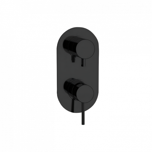 Concealed module three-way lever mixer | lever | black mattte | X STYLE