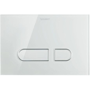 Splachovací tlačítko DURAVIT, Dual Flush | bílá