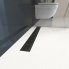 Líniový podlahový žľab | 850 | čierna | Simple