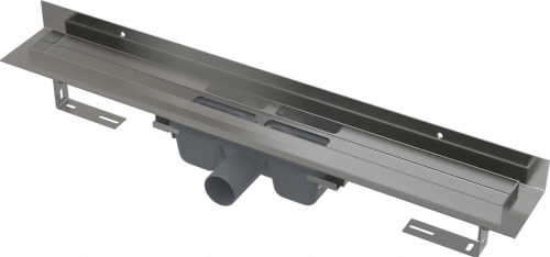 APZ16 | Podlahový žľab s okrajom pre plný rošt a s pevným límcom ku stene | 950