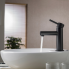 Standing washbasin faucet | lever | low | 112 | black mattte | CIRCULO