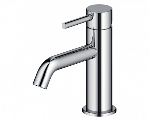 Standing washbasin faucet | lever | low | 126 | chrome gloss | CIRCULO