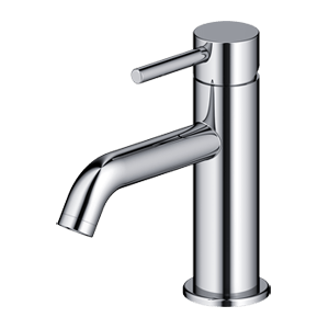 Wash basin faucets Circulo | upright faucet fixtures | low | chrome polished