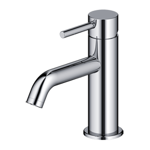 Standing washbasin faucet | lever | low | 126 | chrome gloss | CIRCULO